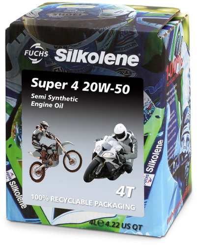 SILKOLENE SUPER 4 20W-50 4L Engine Oil - Motor Oil - Main image