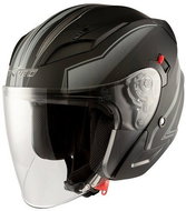 A-PRO YORK BK MT black and grey open jet helmet XL - Scooter Helmet