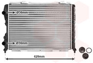 VAN WEZEL radiator, engine cooling 01002056 - Car cooler