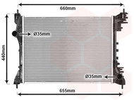VAN WEZEL radiator, engine cooling 01002117 - Car cooler
