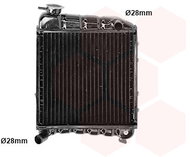 VAN WEZEL radiator, engine cooling 02002001 - Car cooler