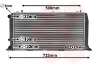 VAN WEZEL chladič, chlazení motoru 03002047 - Chladič auta