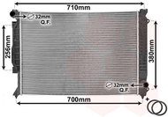 VAN WEZEL radiator, engine cooling 03002139 - Car cooler
