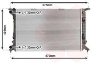 VAN WEZEL radiator, engine cooling 03002292 - Car cooler