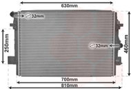 VAN WEZEL radiator, engine cooling 03012700 - Car cooler