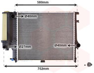 VAN WEZEL radiator, engine cooling 06002121 - Car cooler