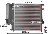 VAN WEZEL radiator, engine cooling 06002125 - Car cooler
