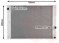 VAN WEZEL radiator, engine cooling 06002284 - Car cooler