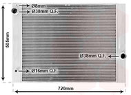 VAN WEZEL radiator, engine cooling 06002285 - Car cooler