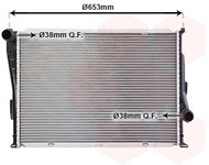 VAN WEZEL radiator, engine cooling 06002335 - Car cooler