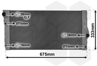 VAN WEZEL radiator, engine cooling 06002355 - Car cooler