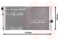VAN WEZEL radiator, engine cooling 06002410 - Car cooler