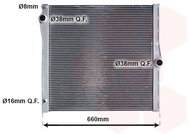VAN WEZEL radiator, engine cooling 06002436 - Car cooler