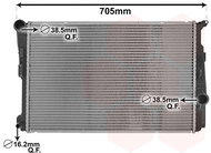 VAN WEZEL radiator, engine cooling 06002546 - Car cooler
