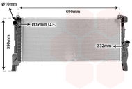 VAN WEZEL radiator, engine cooling 06012705 - Car cooler