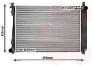 VAN WEZEL radiator, engine cooling 07002080 - Car cooler