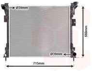 VAN WEZEL radiator, engine cooling 07002104 - Car cooler