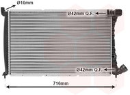VAN WEZEL radiator, engine cooling 09002102 - Car cooler