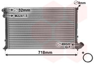 VAN WEZEL radiator, engine cooling 09002105 - Car cooler