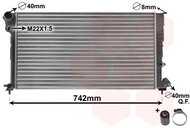 VAN WEZEL radiator, engine cooling 09002137 - Car cooler