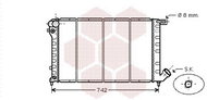 VAN WEZEL radiator, engine cooling 09002138 - Car cooler