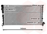 VAN WEZEL radiator, engine cooling 09002142 - Car cooler