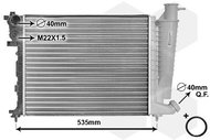 VAN WEZEL radiator, engine cooling 09002154 - Car cooler