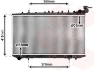 VAN WEZEL radiator, engine cooling 13002094 - Car cooler