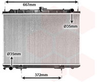 VAN WEZEL radiator, engine cooling 13002241 - Car cooler