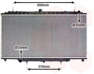 VAN WEZEL radiator, engine cooling 13002246 - Car cooler