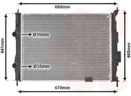 VAN WEZEL radiator, engine cooling 13002278 - Car cooler