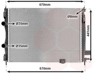 VAN WEZEL radiator, engine cooling 13002287 - Car cooler