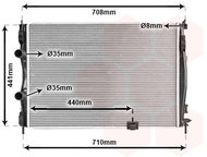 VAN WEZEL radiator, engine cooling 13002288 - Car cooler