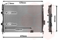 VAN WEZEL radiator, engine cooling 13002414 - Car cooler