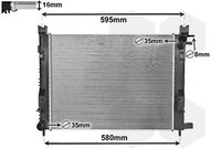 VAN WEZEL radiator, engine cooling 15002007 - Car cooler