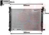 VAN WEZEL radiator, engine cooling 15002008 - Car cooler