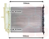 VAN WEZEL radiator, engine cooling 17002159 - Car cooler