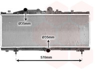 VAN WEZEL radiator, engine cooling 17002166 - Car cooler