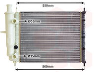 VAN WEZEL radiator, engine cooling 17002233 - Car cooler