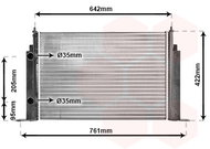 VAN WEZEL radiator, engine cooling 17002244 - Car cooler
