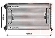 VAN WEZEL radiator, engine cooling 17002261 - Car cooler