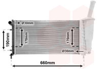 VAN WEZEL radiator, engine cooling 17002290 - Car cooler