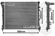VAN WEZEL radiator, engine cooling 17002387 - Car cooler