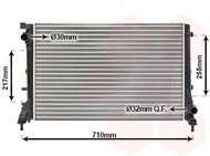 VAN WEZEL radiator, engine cooling 17002390 - Car cooler