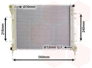 VAN WEZEL radiator, engine cooling 17002403 - Car cooler