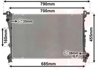VAN WEZEL radiator, engine cooling 17012706 - Car cooler