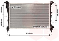 VAN WEZEL radiator, engine cooling 17012709 - Car cooler