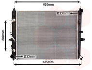 VAN WEZEL radiator, engine cooling 17012714 - Car cooler