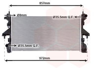 VAN WEZEL radiator, engine cooling 17012717 - Car cooler