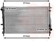 VAN WEZEL radiator, engine cooling 18002165 - Car cooler